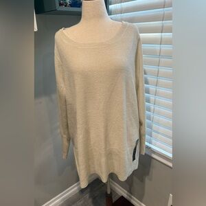 Worthington Rib‎ Pullover Tunic Sweater Top